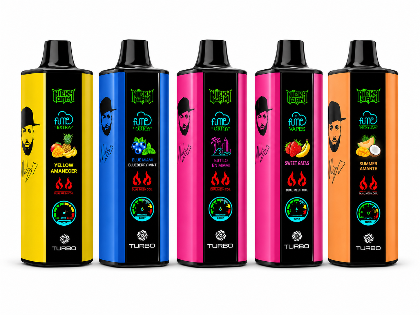 Vaper Desechable Fume Nicky Jam 15.000 Puffs